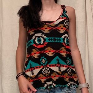 Aztec Print Tank top